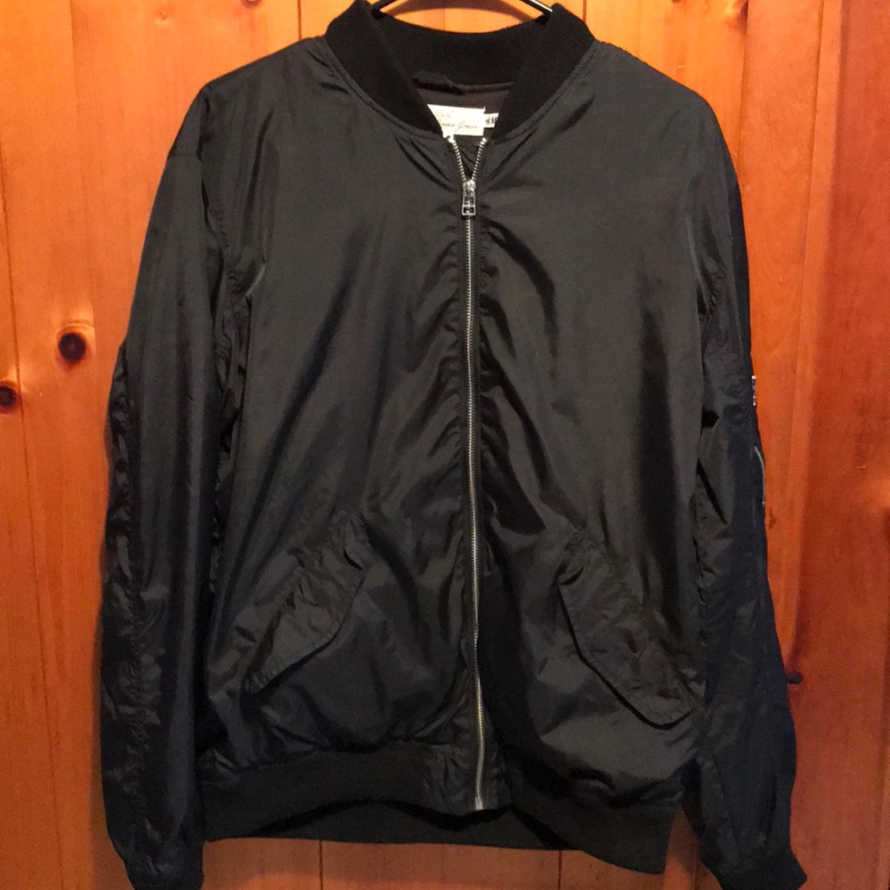 Black Bomber Jacket